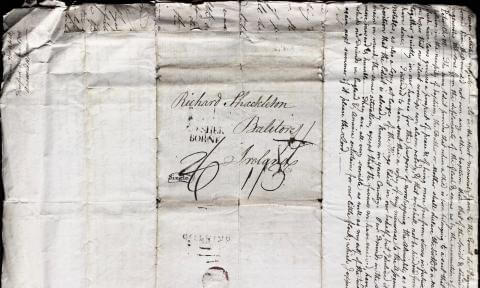 Image of a letter from the Ballitore COllection